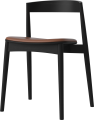Kite Dining Chair - Upholstered_Quattro by Spoor Cognac_Black lacquered oak Solid 02-118-05_00023_angle.png