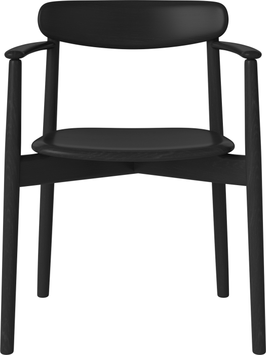 Merge Dining Chair with armrest_Black lacquered oak Solid 02-119-02_00001.png