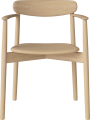 Merge Dining Chair with armrest_White pigmented oiled oak Solid 02-119-02_00003.png