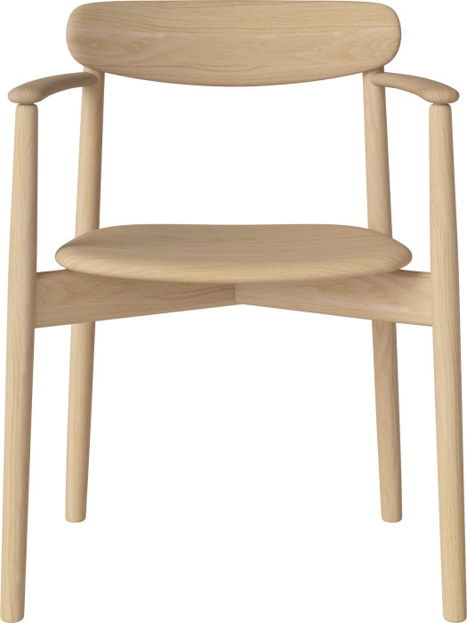 Merge Dining Chair with armrest_White pigmented oiled oak Solid 02-119-02_00003.png