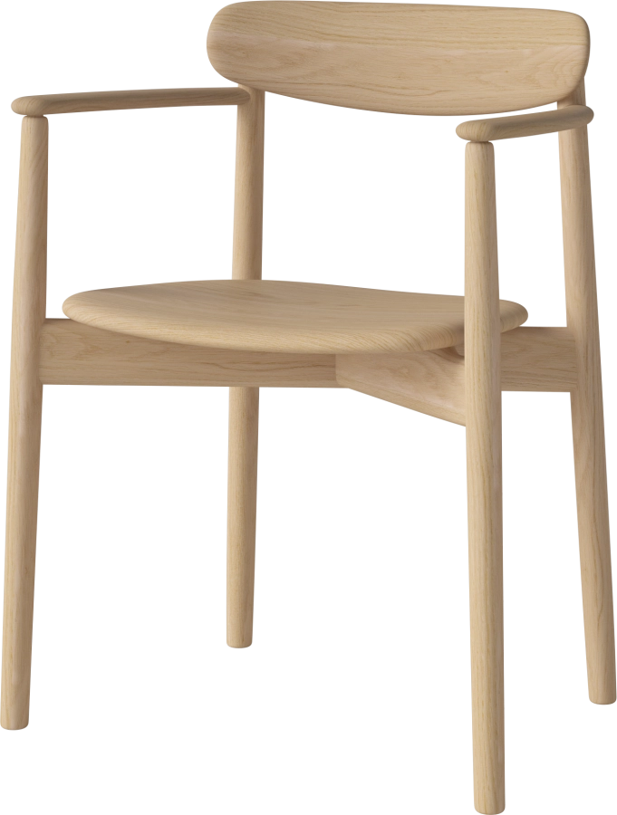 Merge Dining Chair with armrest_White pigmented oiled oak Solid 02-119-02_00003_angle.png
