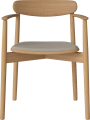 Merge Upholstered Dining Chair with armrest_Soil Sand_Oiled oak Solid 02-119-06_00005.png