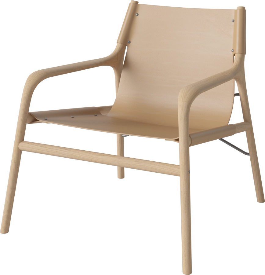 Soul Lounge Chair_White pigmented oiled oak_Nature full-grain leather 02-408-01_00006_angle.png