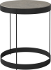 Drum Coffee Table Ø40 H45 cm_Grigio Bottarga marble_Black lacquered steel 03-105-10_00009_angle.png