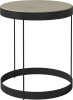 Drum Coffee Table Ø40 H45 cm_Jura Grey marble_Black lacquered steel 03-105-10_00007_angle.png