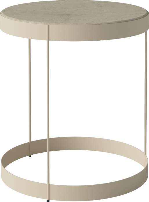 Drum Coffee Table Ø40 H45 cm_Jura Grey marble_Creme lacquered steel 03-105-10_00012_angle.png