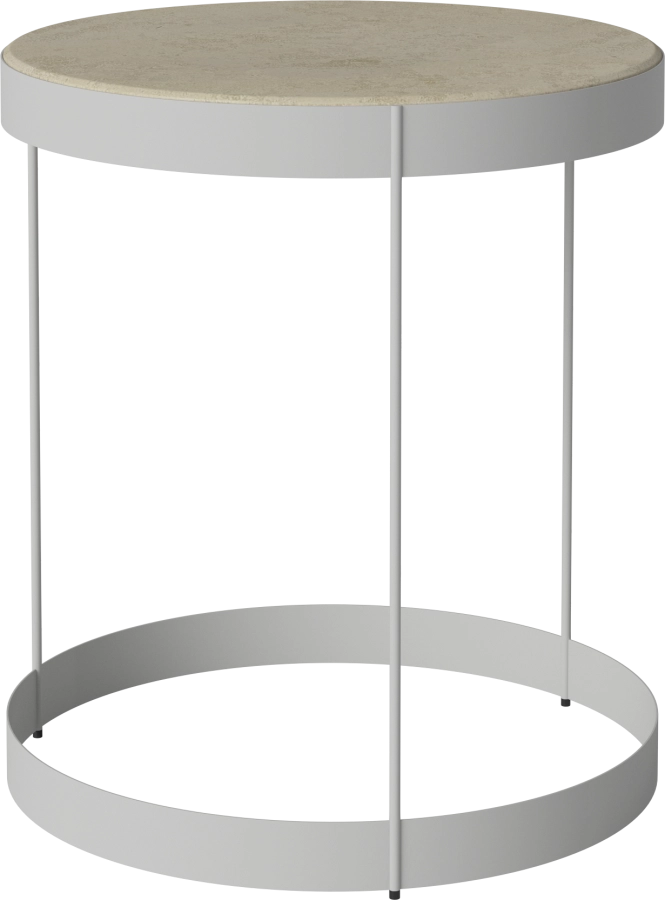 Drum Coffee Table Ø40 H45 cm_Jura Grey marble_Grey lacquered steel 03-105-10_00010.png