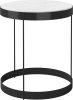 Drum Coffee Table Ø40 H45 cm_Grey_white marble_Black lacquered steel 03-105-10_00003_angle.png
