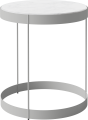 Drum Coffee Table Ø40 H45 cm_Grey_white marble_Grey lacquered steel 03-105-10_00004_angle.png