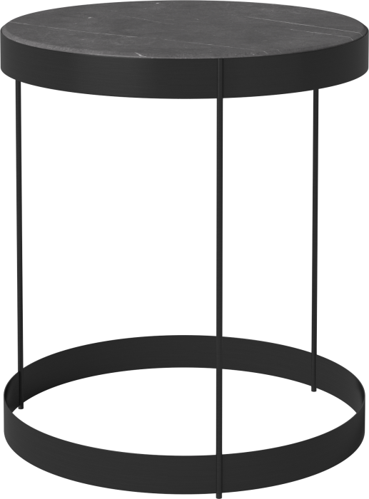 Drum Coffee Table Ø40 H45 cm_Pietra Grey marble_Black lacquered steel 03-105-10_00008.png