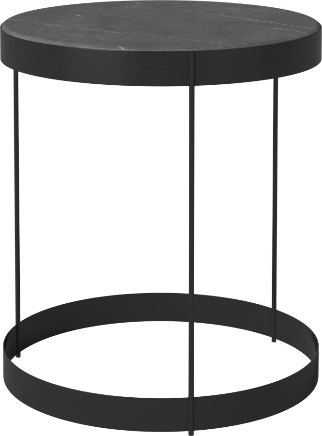 Drum Coffee Table Ø40 H45 cm_Pietra Grey marble_Black lacquered steel 03-105-10_00008.png