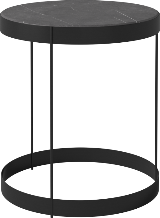 Drum Coffee Table Ø40 H45 cm_Pietra Grey marble_Black lacquered steel 03-105-10_00008_angle.png