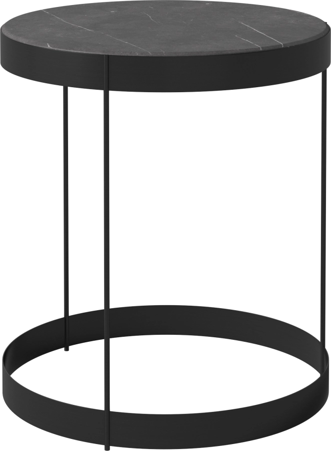 Drum Coffee Table Ø40 H45 cm_Pietra Grey marble_Black lacquered steel 03-105-10_00008_angle.png