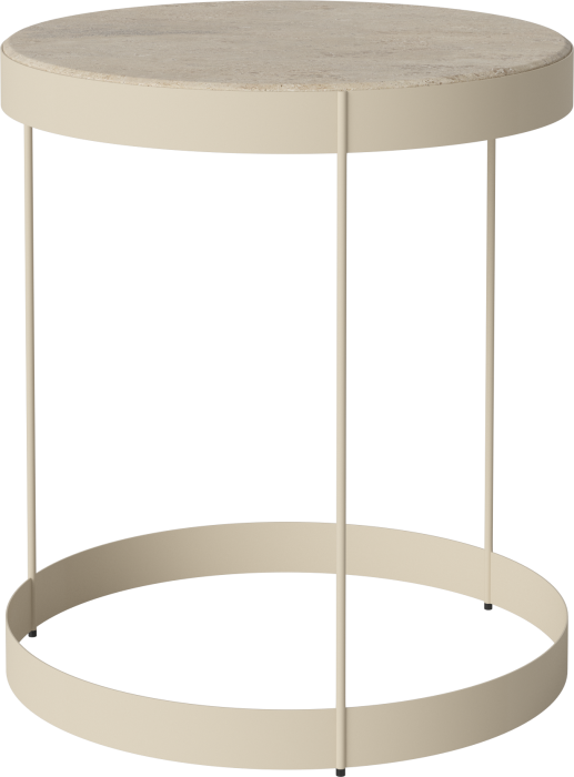 Drum Coffee Table Ø40 H45 cm_Sand Travertine_Creme lacquered steel 03-105-10_00006.png