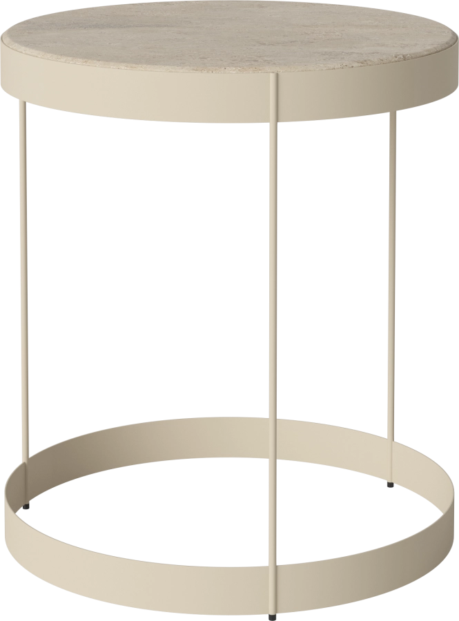 Drum Coffee Table Ø40 H45 cm_Sand Travertine_Creme lacquered steel 03-105-10_00006.png