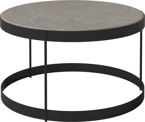 Drum Coffee Table Ø60 H35 cm_Grigio Bottarga marble_Black lacquered steel 03-105-15_00009_angle.png
