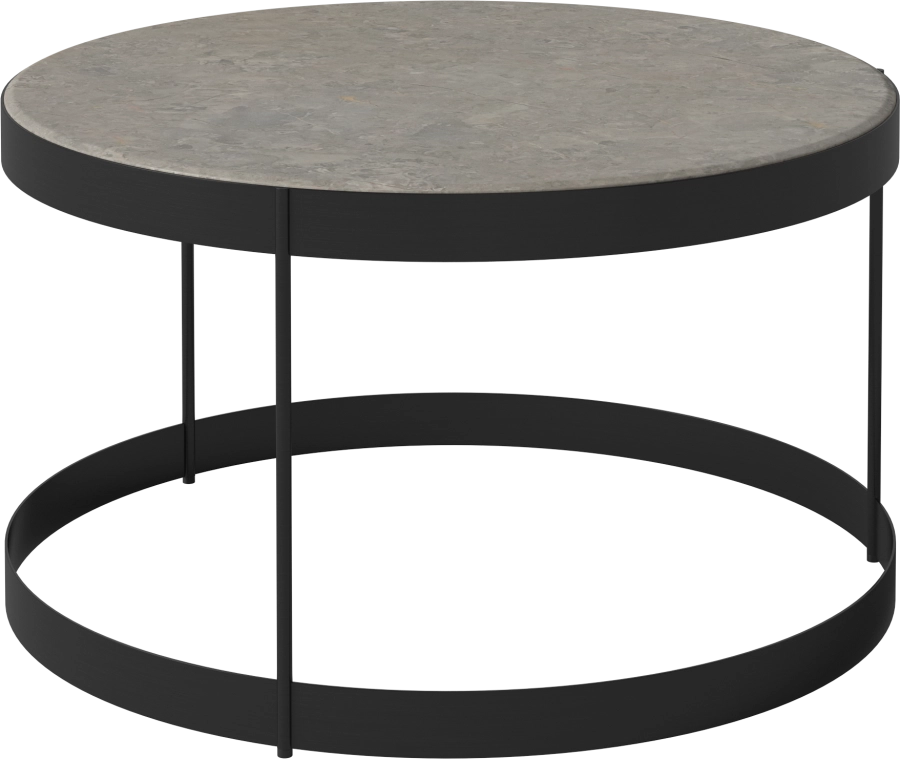 Drum Coffee Table Ø60 H35 cm_Grigio Bottarga marble_Black lacquered steel 03-105-15_00009_angle.png