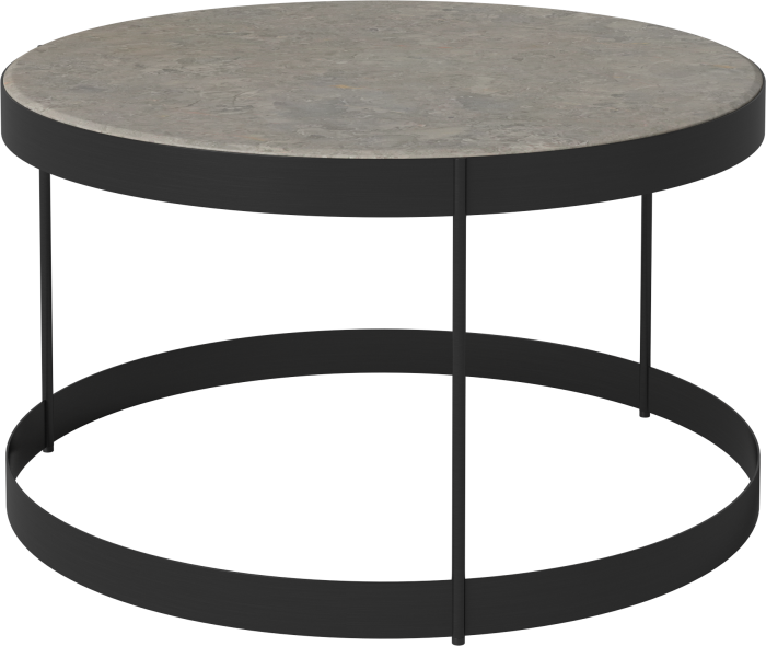 Drum Coffee Table Ø60 H35 cm_Grigio Bottarga marble_Black lacquered steel 03-105-15_00009.png