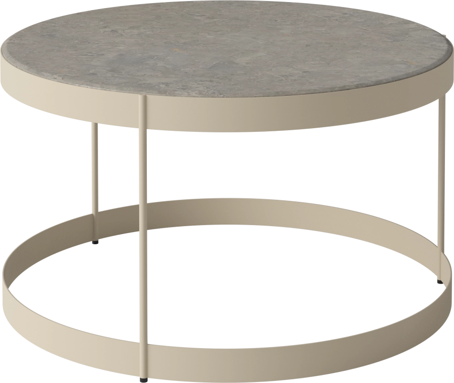 Drum Coffee Table Ø60 H35 cm_Grigio Bottarga marble_Creme lacquered steel 03-105-15_00013_angle.png