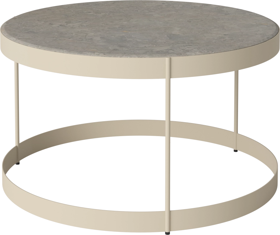 Drum Coffee Table Ø60 H35 cm_Grigio Bottarga marble_Creme lacquered steel 03-105-15_00013.png