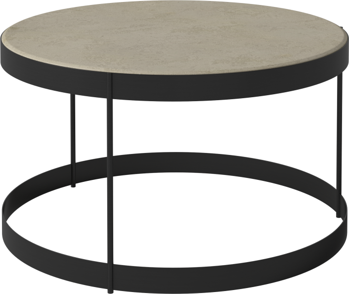 Drum Coffee Table Ø60 H35 cm_Jura Grey marble_Black lacquered steel 03-105-15_00007_angle.png