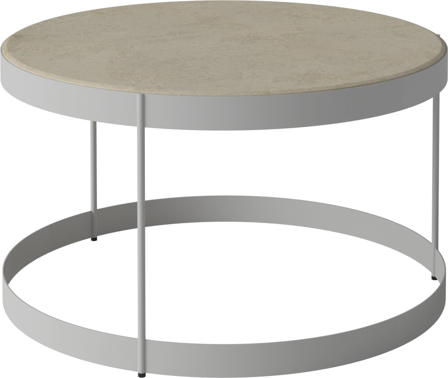 Drum Coffee Table Ø60 H35 cm_Jura Grey marble_Grey lacquered steel 03-105-15_00010_angle.png