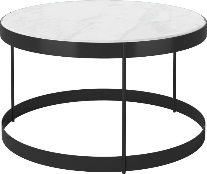 Drum Coffee Table Ø60 H35 cm_Grey_white marble_Black lacquered steel 03-105-15_00003.png