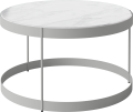Drum Coffee Table Ø60 H35 cm_Grey_white marble_Grey lacquered steel 03-105-15_00004_angle.png