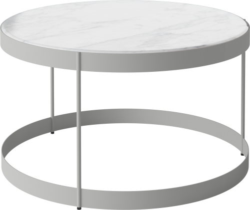 Drum Coffee Table Ø60 H35 cm_Grey_white marble_Grey lacquered steel 03-105-15_00004_angle.png