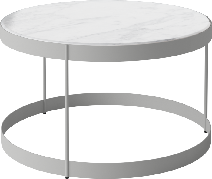 Drum Coffee Table Ø60 H35 cm_Grey_white marble_Grey lacquered steel 03-105-15_00004_angle.png