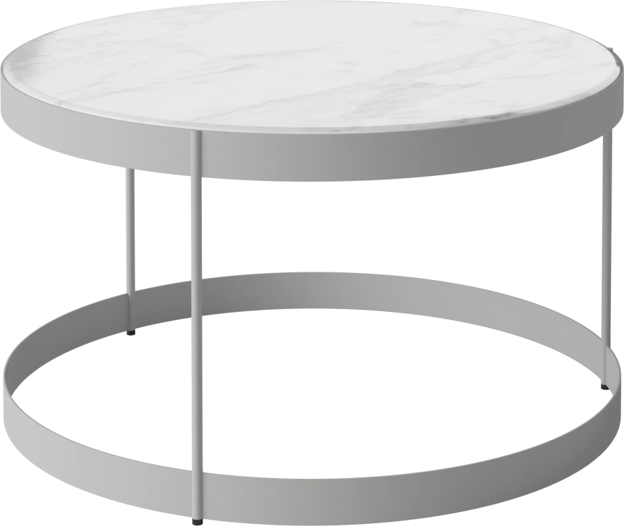 Drum Coffee Table Ø60 H35 cm_Grey_white marble_Grey lacquered steel 03-105-15_00004_angle.png