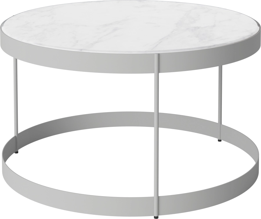 Drum Coffee Table Ø60 H35 cm_Grey_white marble_Grey lacquered steel 03-105-15_00004.png