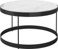 Drum Coffee Table Ø60 H35 cm_Grey_white marble_Black lacquered steel 03-105-15_00003_angle.png