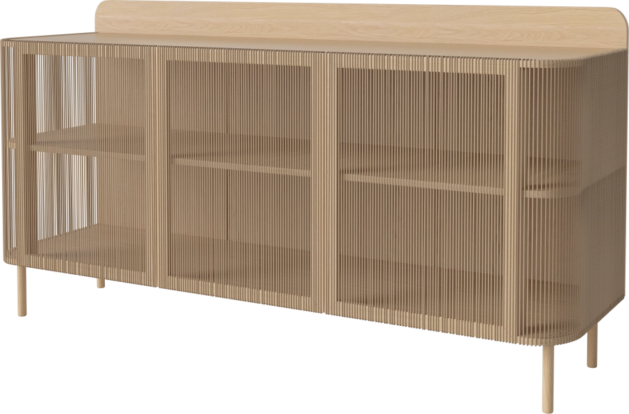 Cord DJ Console - 4 deck_Nature cord_White pigmented oiled oak Solid_White pigmented oiled oak Solid 04-139-12_00002_angle.png