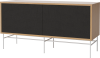 Case HiFi w. base - Medium 35 cm_White lacquered steel_Black fabric_Black fabric_Oiled oak Veneer_TSCA 04-007-87_13100842_angle.png