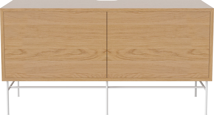 Case HiFi w. base - Medium 35 cm_White lacquered steel_Oiled oak Veneer_Oiled oak Veneer_Oiled oak Veneer_TSCA 04-007-87_13100982.png