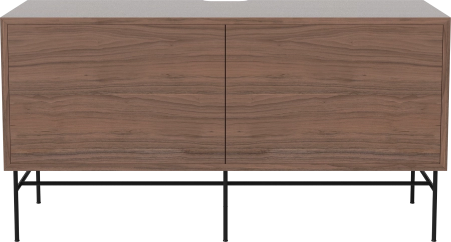 Case HiFi w. base - Medium 35 cm_Black lacquered steel_Oiled walnut Veneer_Oiled walnut Veneer_Oiled walnut Veneer_TSCA 04-007-87_13101178.png