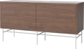 Case HiFi w. base - Medium 35 cm_White lacquered steel_Oiled walnut Veneer_Oiled walnut Veneer_Oiled walnut Veneer_TSCA 04-007-87_13101193_angle.png
