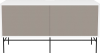 Case HiFi w. base - Medium 35 cm_Black lacquered steel_Grey Hifi fabric_Grey Hifi fabric_White lacquered MDF_TSCA 04-007-87_13100864.png