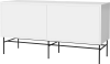 Case HiFi w. base - Medium 35 cm_Black lacquered steel_White lacquered MDF_White lacquered MDF_White lacquered MDF_TSCA 04-007-87_13101284_angle.png