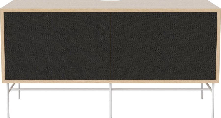 Case HiFi w. base - Medium 35 cm_White lacquered steel_Black fabric_Black fabric_White pigmented oiled oak Veneer_TSCA 04-007-87_13100845.png