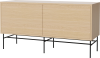 Case HiFi w. base - Medium 35 cm_Black lacquered steel_White pigmented oiled oak Veneer_White pigmented oiled oak Veneer_White pigmented oiled oak Veneer_TSCA 04-007-87_13101075_angle.png