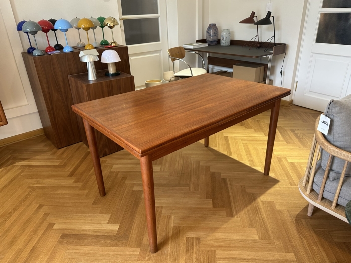 Vintage rozkładany stół jadalniany XXL, Dania, lata 60-te
