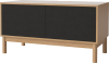 Case HiFi w. base - Medium 48 cm_Oiled oak_Black fabric_Black fabric_Oiled oak 04-007-86_13100832_angle.png