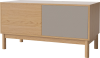 Case HiFi w. base - Medium 48 cm_Oiled oak_Oiled oak_Grey Hifi fabric_Oiled oak 04-007-86_13100937_angle.png