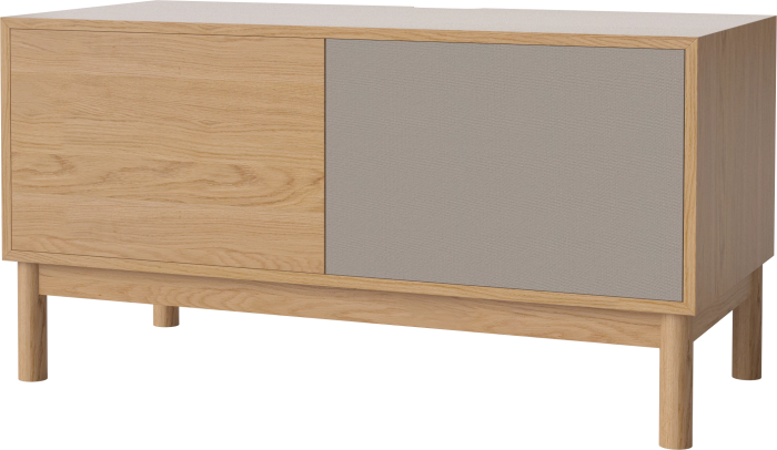 Case HiFi w. base - Medium 48 cm_Oiled oak_Oiled oak_Grey Hifi fabric_Oiled oak 04-007-86_13100937_angle.png