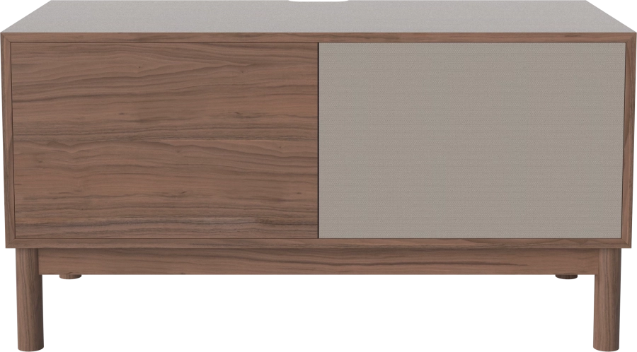 Case HiFi w. base - Medium 48 cm_Oiled walnut_Oiled walnut_Grey Hifi fabric_Oiled walnut 04-007-86_13101153.png