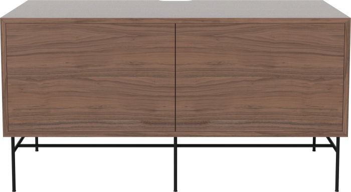 Case HiFi w. base - Medium 48 cm_Black lacquered steel_Oiled walnut_Oiled walnut_Oiled walnut 04-007-86_13101178.png