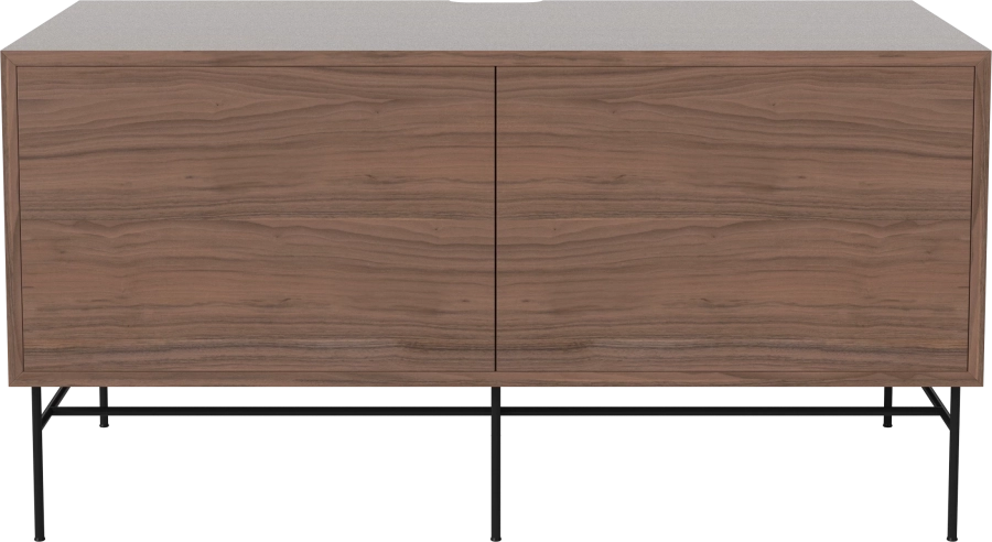 Case HiFi w. base - Medium 48 cm_Black lacquered steel_Oiled walnut_Oiled walnut_Oiled walnut 04-007-86_13101178.png