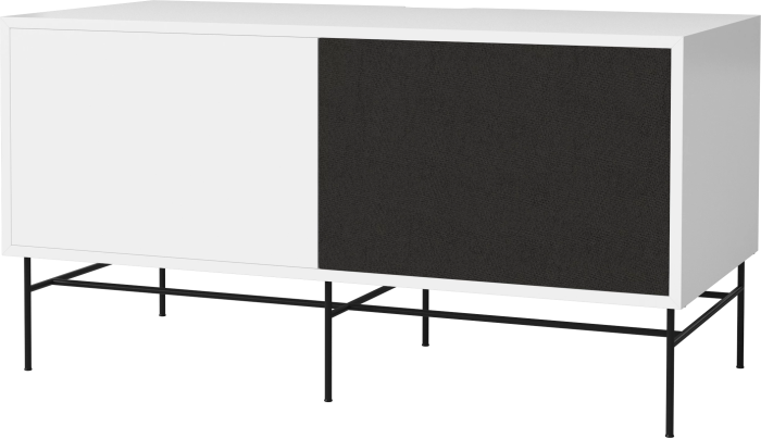 Case HiFi w. base - Medium 48 cm_Black lacquered steel_White lacquered MDF_Black fabric_White lacquered MDF 04-007-86_13101214_angle.png